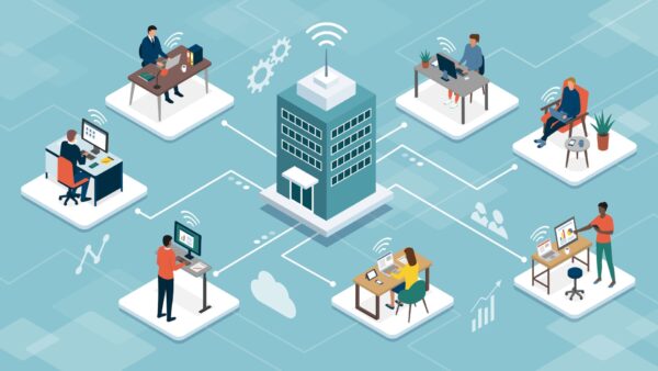 Professional team collaboration